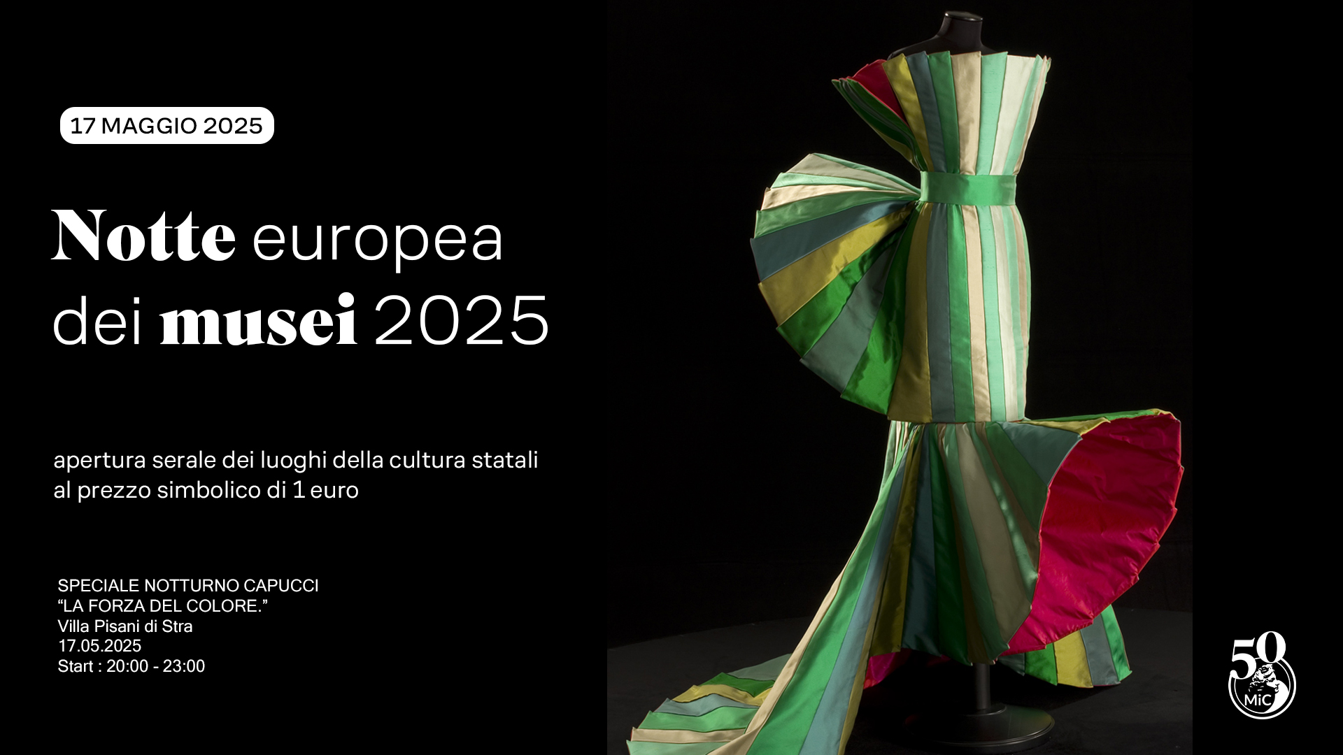 Notte Europea dei Musei 2025. Speciale Notturno Capucci | Villa Pisani di Stra